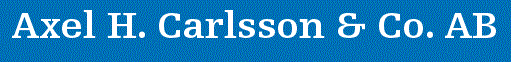 Carlsson & Co., Axel H. Logo